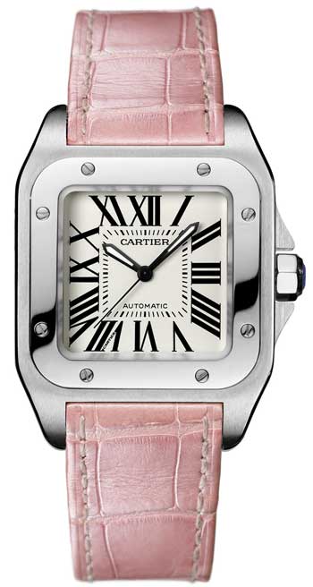 Cartier Santos 100 Fashionable Ladies Automatic Wristwatch-W20126X8 Cartier Santos 100 Fashionable Ladies Automatic Wristwatch-W20126X8