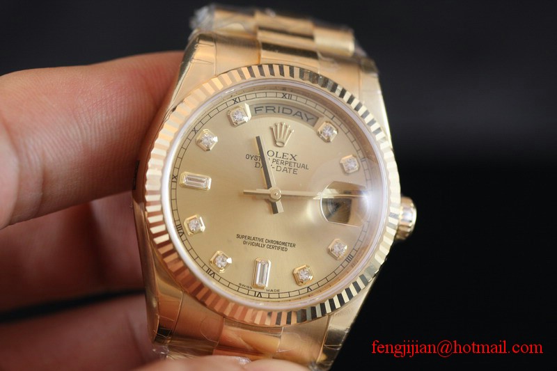 Rolex Yellow Gold Day-Date President Watch 118238-83208