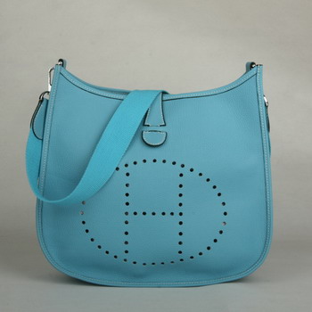 Hermes Evelyne Bag Blue 1032