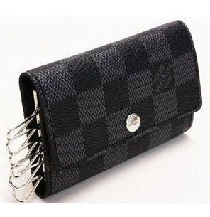 Louis Vuitton Damier Graphite 6 keys holder Wallet N62662