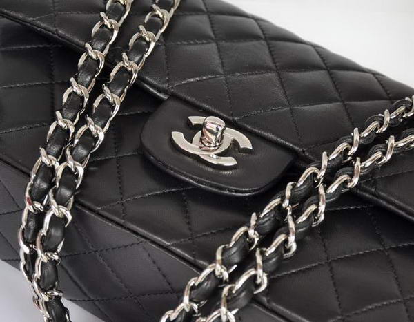 Chanel A1112 2.55 Series Flap Bag Original Leather Black