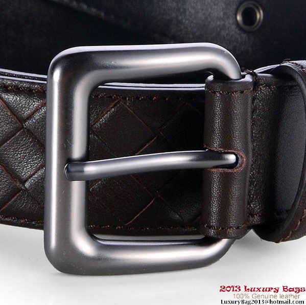 Bottega Veneta Intrecciato Nappa Belt Brown