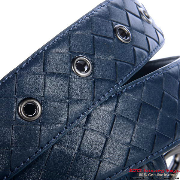 Bottega Veneta Intrecciato Nappa Belt RoyalBlue