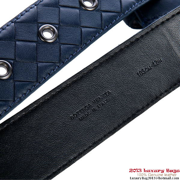 Bottega Veneta Intrecciato Nappa Belt RoyalBlue