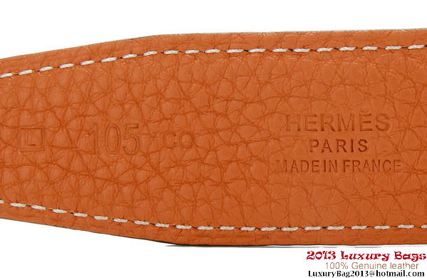 Hermes 43mm Calf Leather Belt HB105 Hermes 43mm Calf Leather Belt HB105