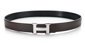 Hermes 43mm Saffiano Leather Belt HB102-7