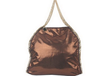Stella McCartney Falabella PVC Fold Over Tote Bag 811 Bronze