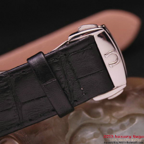 OMEGA DE VILLE CO-AXIAL Chronometer Red Gold on Black Leather Strap OM77502 OMEGA DE VILLE CO-AXIAL Chronometer Red Gold on Black Leather Strap OM77502