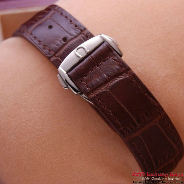 OMEGA DE VILLE Co-AXIAL CHRONOMETER Steel on Brown Leather Strap OM77001 OMEGA DE VILLE Co-AXIAL CHRONOMETER Steel on Brown Leather Strap OM77001