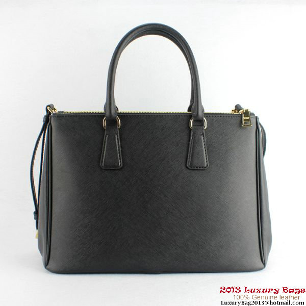 2013 Prada Saffiano Calf Leather Tote Bag 2274 Black