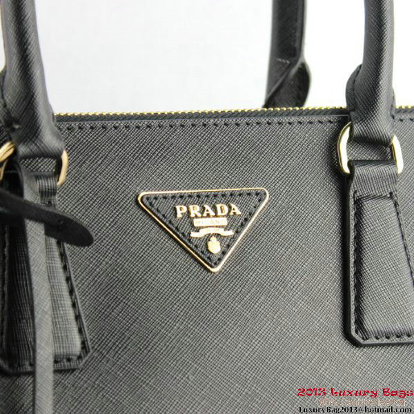 2013 Prada Saffiano Calf Leather Tote Bag 2274 Black