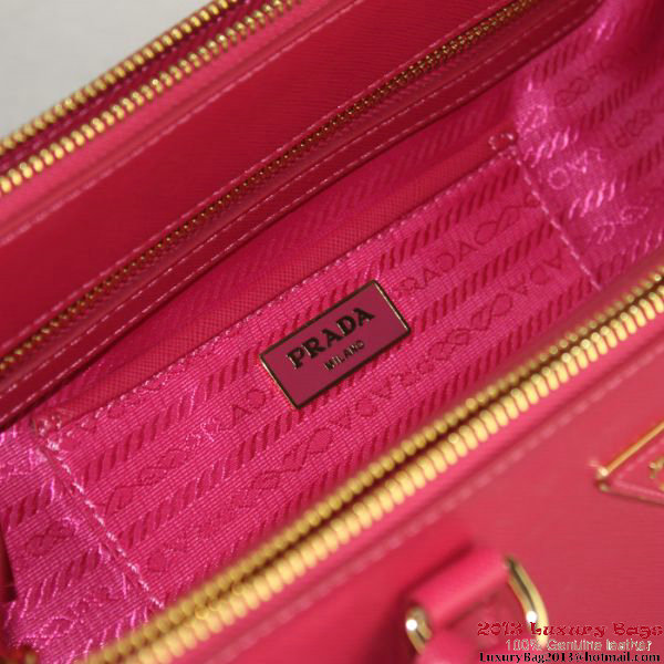 2013 Prada Saffiano Calf Leather Tote Bag 2274 Peach