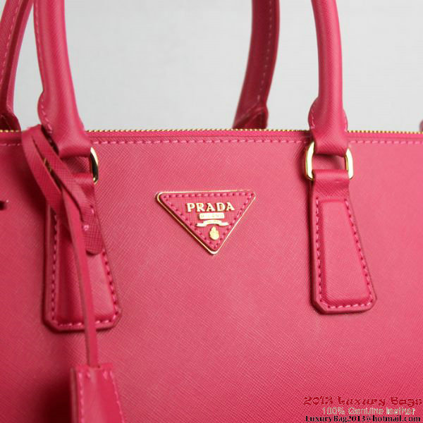 2013 Prada Saffiano Calf Leather Tote Bag 2274 Peach