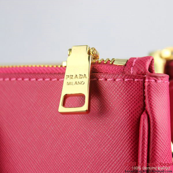 2013 Prada Saffiano Calf Leather Tote Bag 2274 Peach