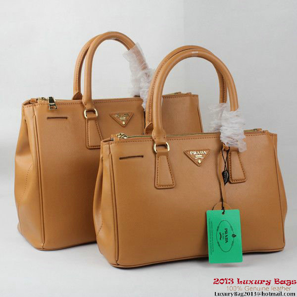2013 Prada Saffiano Tote Bag 1801 Apricot