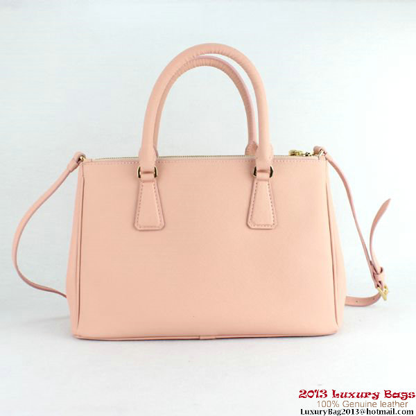 2013 Prada Saffiano Tote Bag 1801 Pink