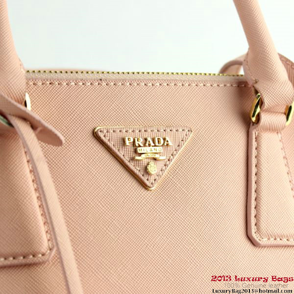 2013 Prada Saffiano Tote Bag 1801 Pink