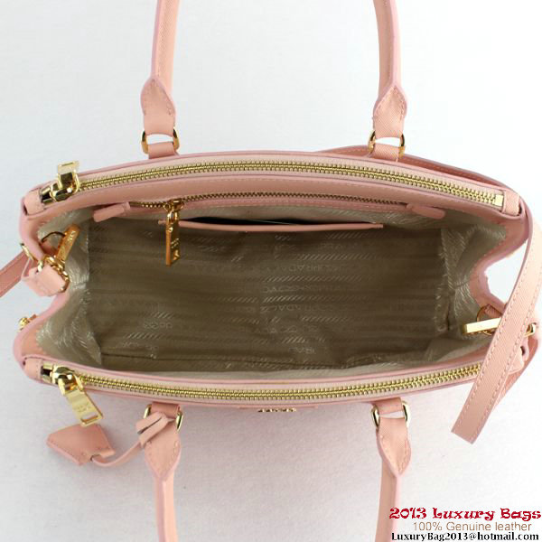 2013 Prada Saffiano Tote Bag 1801 Pink