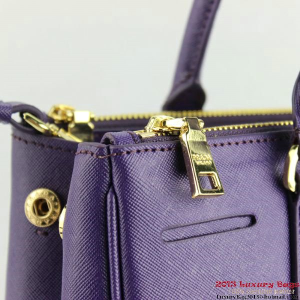 2013 Prada Saffiano Tote Bag 1801 Purple