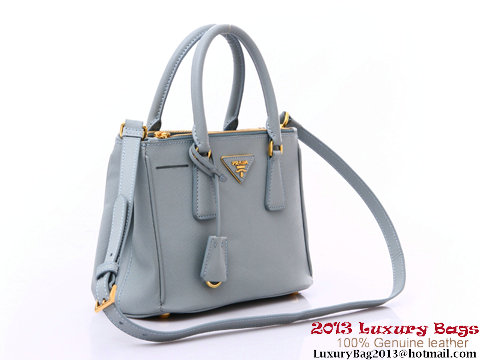 New Color Prada Saffiano Calfskin Leather Small Bag BN2316 Light Blue