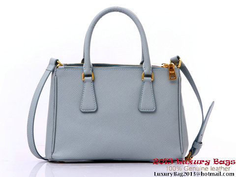 New Color Prada Saffiano Calfskin Leather Small Bag BN2316 Light Blue