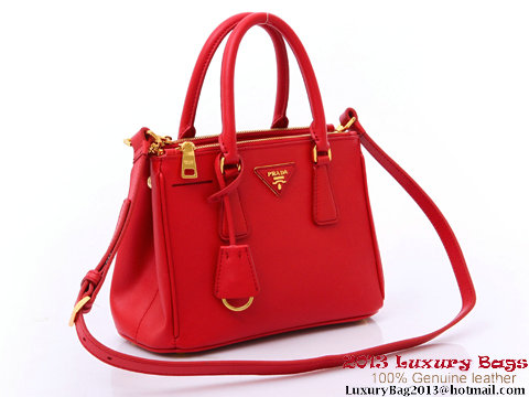 New Color Prada Saffiano Calfskin Leather Small Bag BN2316 Red