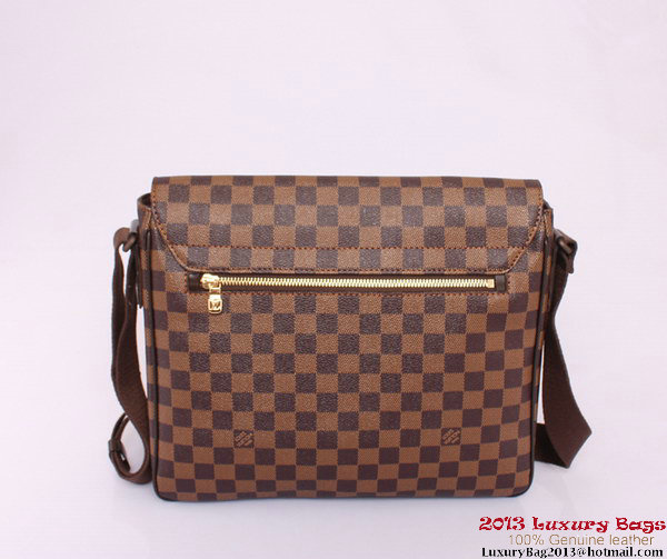 Louis Vuitton Damier Ebene Canvas District MM Messenger Bags N41212