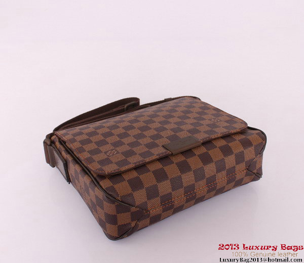 Louis Vuitton Damier Ebene Canvas District PM Messenger Bags N41213