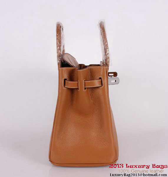 Hermes Birkin 35CM Tote Bag Clemence Leather H-35 Camel