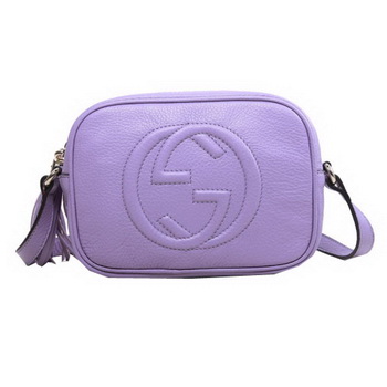 Gucci Soho Calfskin Leather Disco Bag 308364 Lavender