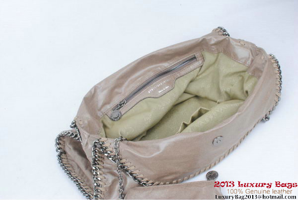 Stella McCartney Falabella PVC Fold Over Tote Bag 811 Apricot