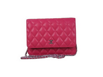 Chanel A33814 Original Cannage Leather mini Flap Bag Rose