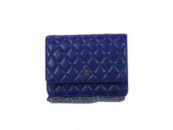 Chanel A33814 Original Leather mini Flap Bag RoyalBlue