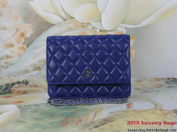 Chanel A33814 Original Leather mini Flap Bag RoyalBlue