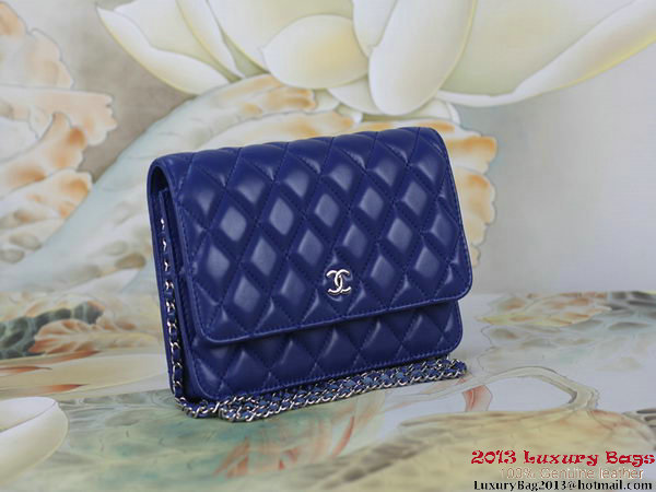 Chanel A33814 Original Leather mini Flap Bag RoyalBlue