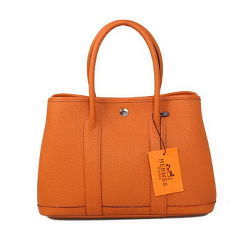 Hermes Garden Party 30CM Bag Calf Leather A1288 Orange