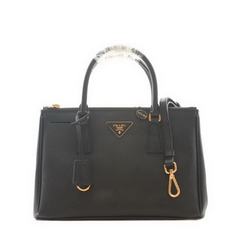 Prada Saffiano Leather 30cm Tote Bag BN1801 Black