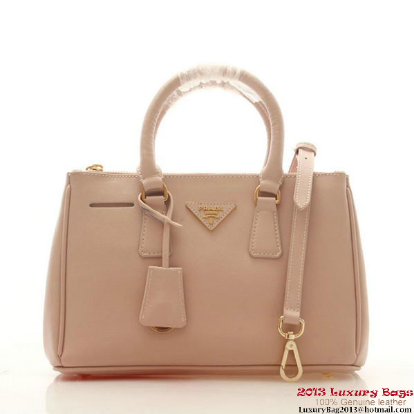 Prada Saffiano Leather 30cm Tote Bag BN1801 Light Pink