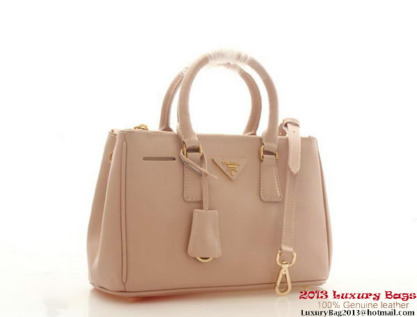 Prada Saffiano Leather 30cm Tote Bag BN1801 Light Pink