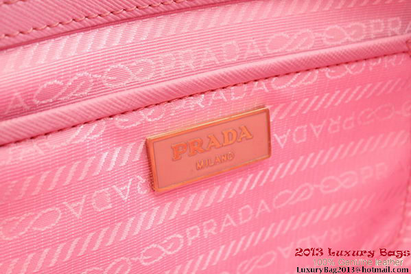 Prada Saffiano Leather 30cm Tote Bag BN1801 Pink