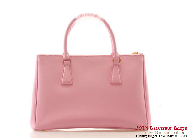 Prada Saffiano Leather 30cm Tote Bag BN1801 Pink