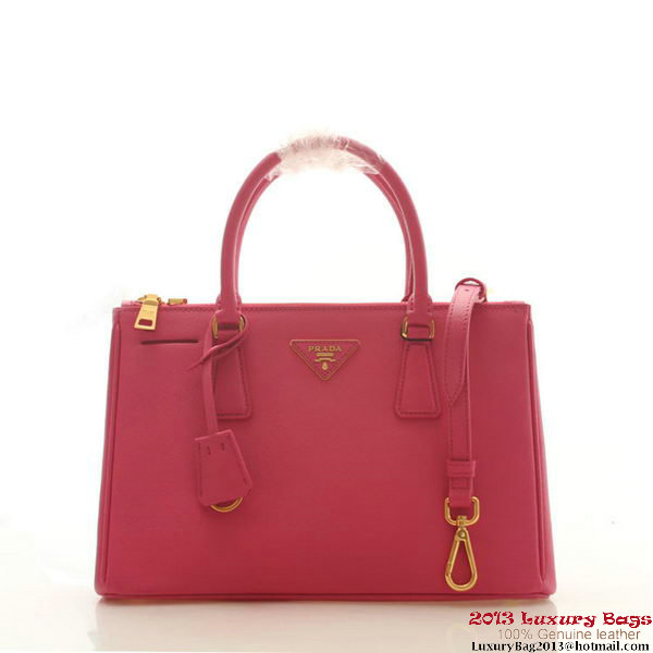 Prada Saffiano Leather 30cm Tote Bag BN1801 Rose