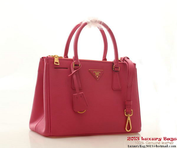 Prada Saffiano Leather 30cm Tote Bag BN1801 Rose