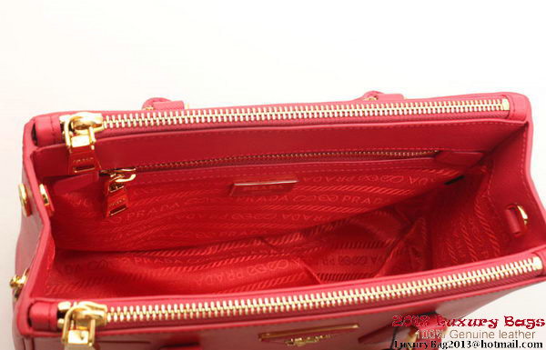 Prada Saffiano Calfskin Leather Small Bag BN2316 Red