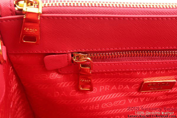 Prada Saffiano Leather 30cm Tote Bag BN1801 Red