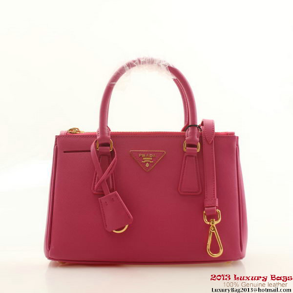 Prada BN2316 Peach Saffiano Calfskin Leather Small Bag