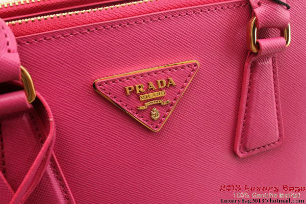 Prada BN2316 Peach Saffiano Calfskin Leather Small Bag