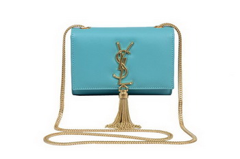 Yves Saint Laurent Small Monogramme Cross-body Shoulder Bag 1834B Blue