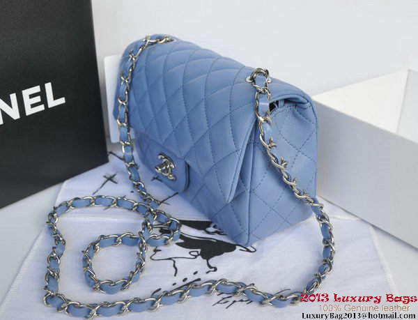 Chanel Classic Flap Bags Lavender Original Sheepskin Leather A1116 Silver