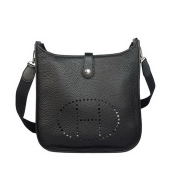 Hermes Evelyn Bag Original Calf Leather H1608 Black